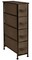 Sorbus 4 Drawers Narrow Dresser - with Steel Frame, Wood Top & Easy Pull Fabric Bins for Small Spaces, Closets, Bedroom, Bathroom & Laundry